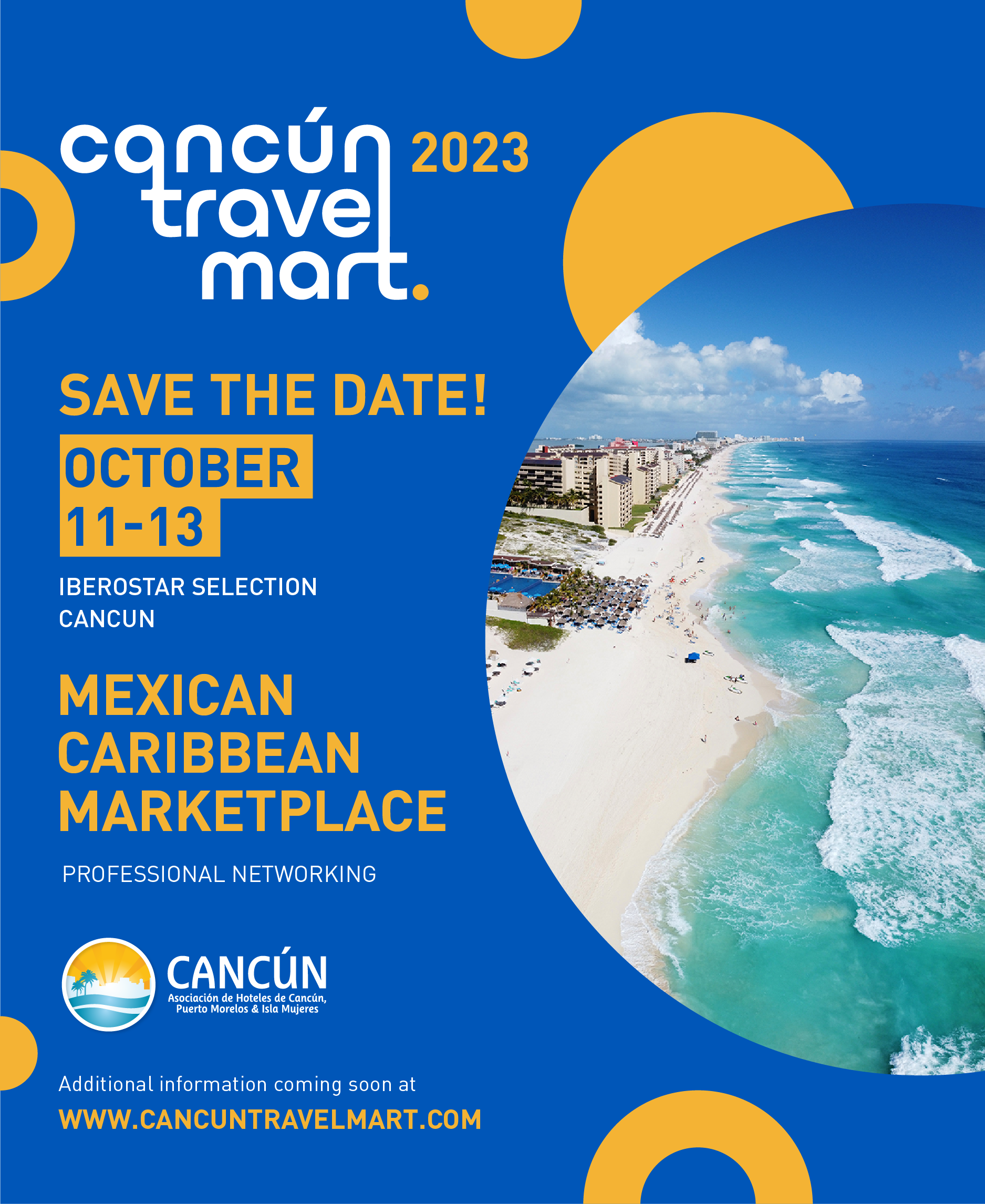 Save The Date - Cancun Travel Mart